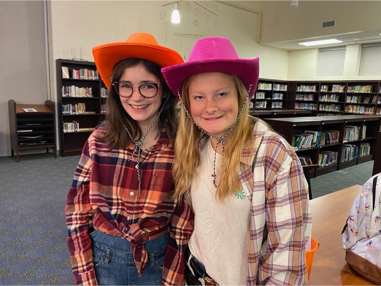 Students dressed up like Cowgirls 