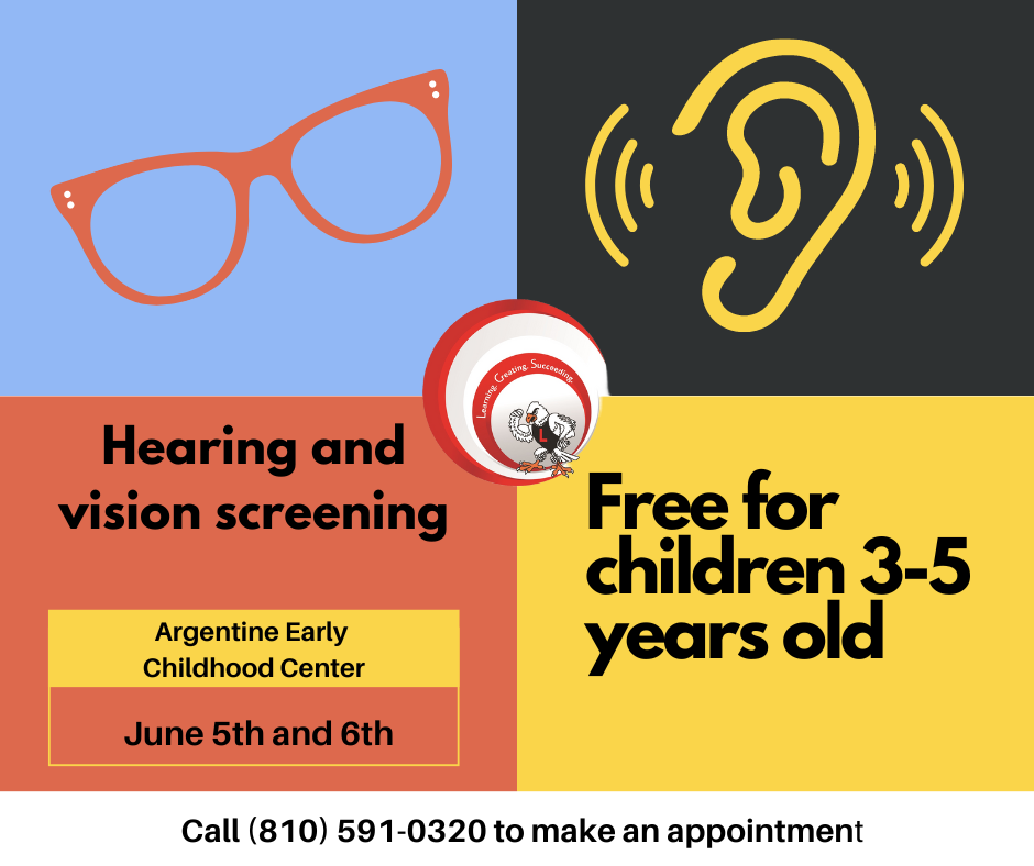 Graphic with eye glasses and an ear