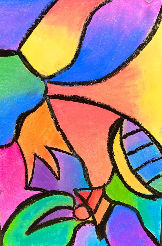 Abstract Chalk Pastel
